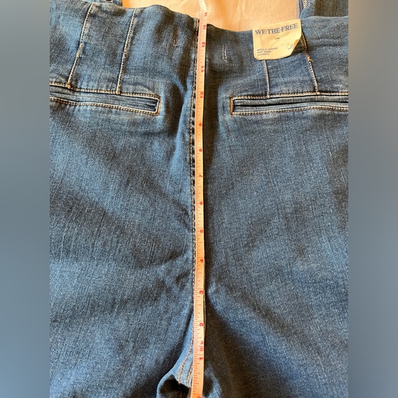 Free People We the Free Bella Moto Mid Rise Skinny Jean Size 29, NWT - Picture 5 of 7